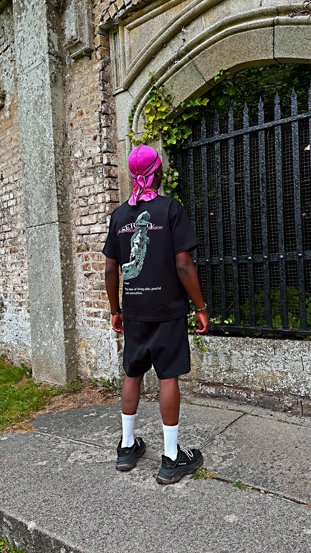 Serenity Black & Pink T-Shirt